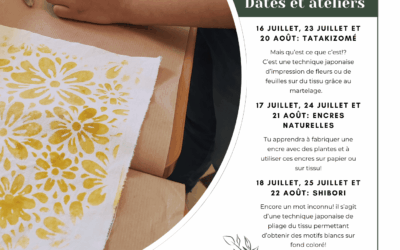 Ateliers teinture végétale enfants